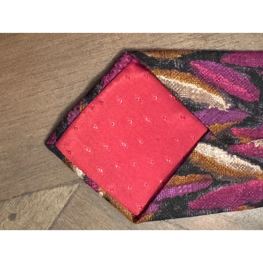 LDM 100% Silk Neck Tie Handmade Italy 58